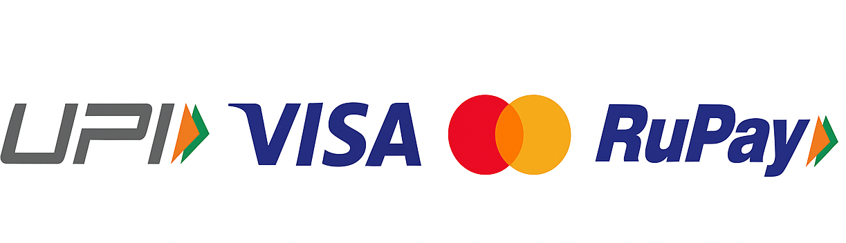 UPI/Credit Card/Debit Card/NetBanking