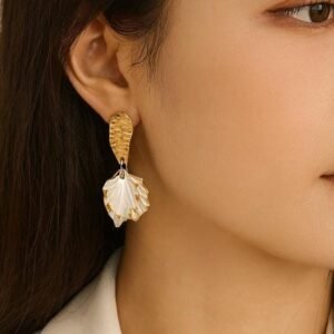 Home Leaf Earring