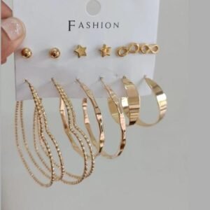Home Golden Earrings Set